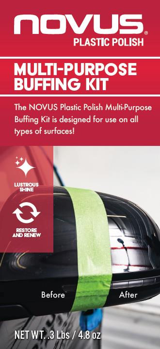 Nouvs Polishing Kit 8 oz. Bottle Novus #1, #2 and #3 with wipes