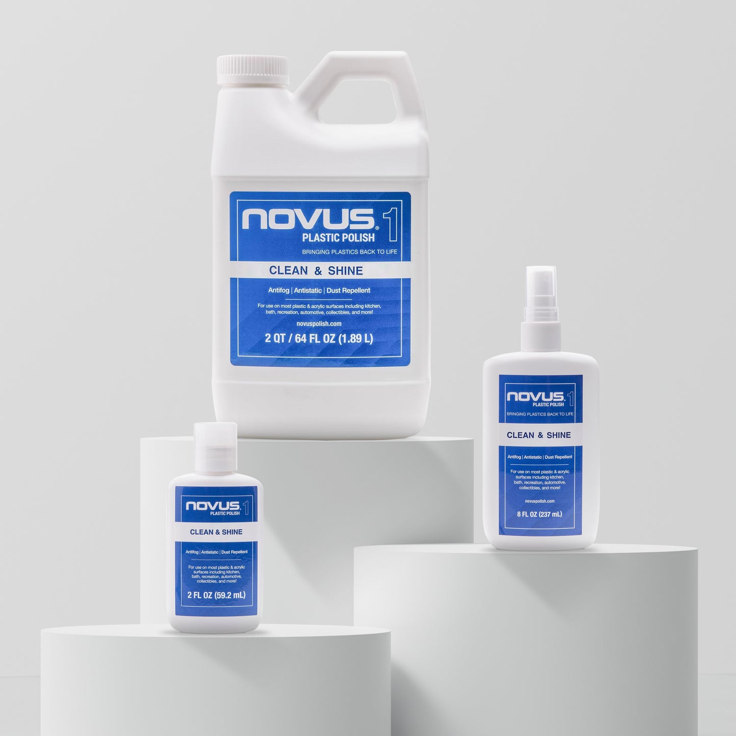 64-oz NOVUS Plastic Polish #1: Clean & Shine