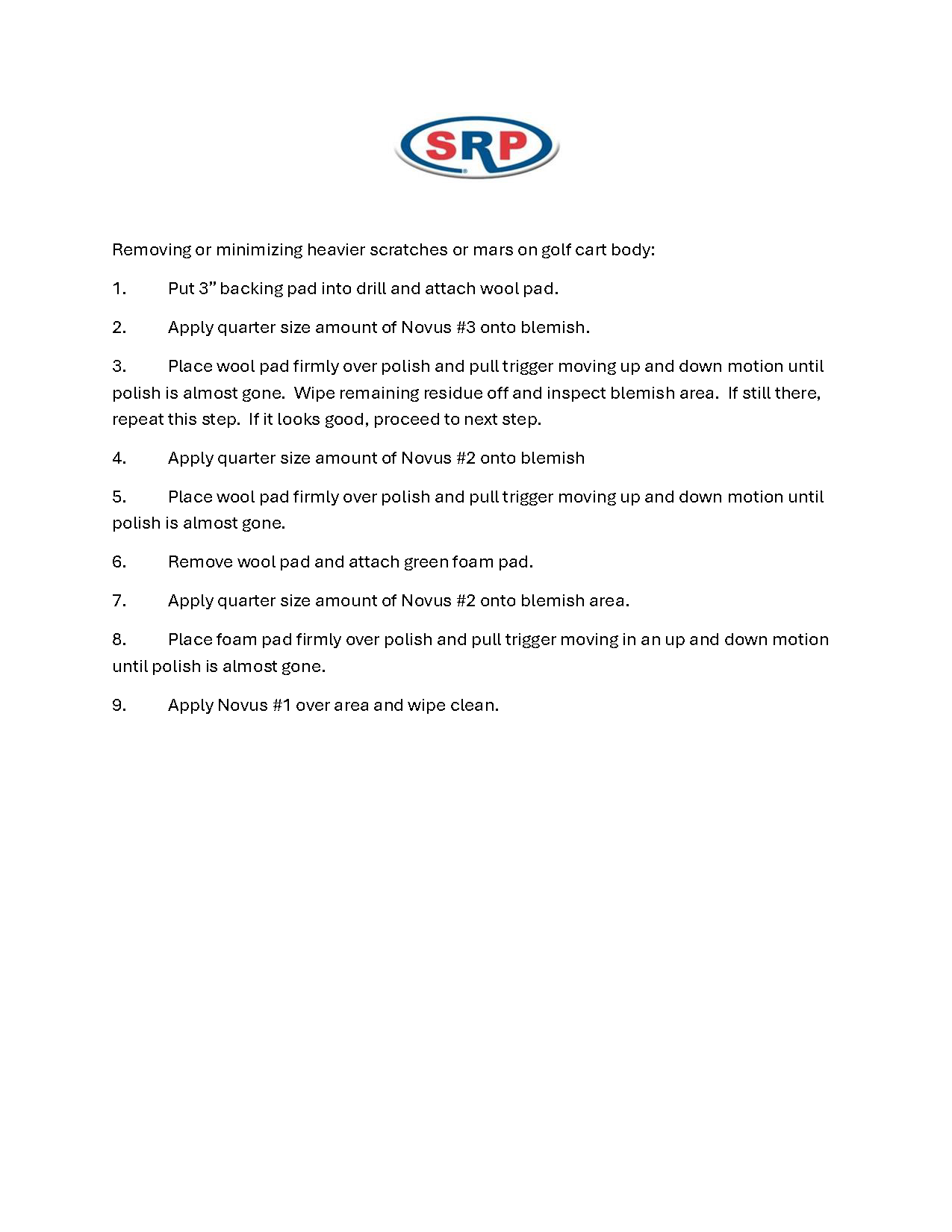 Golf Cart Maintenance Kit