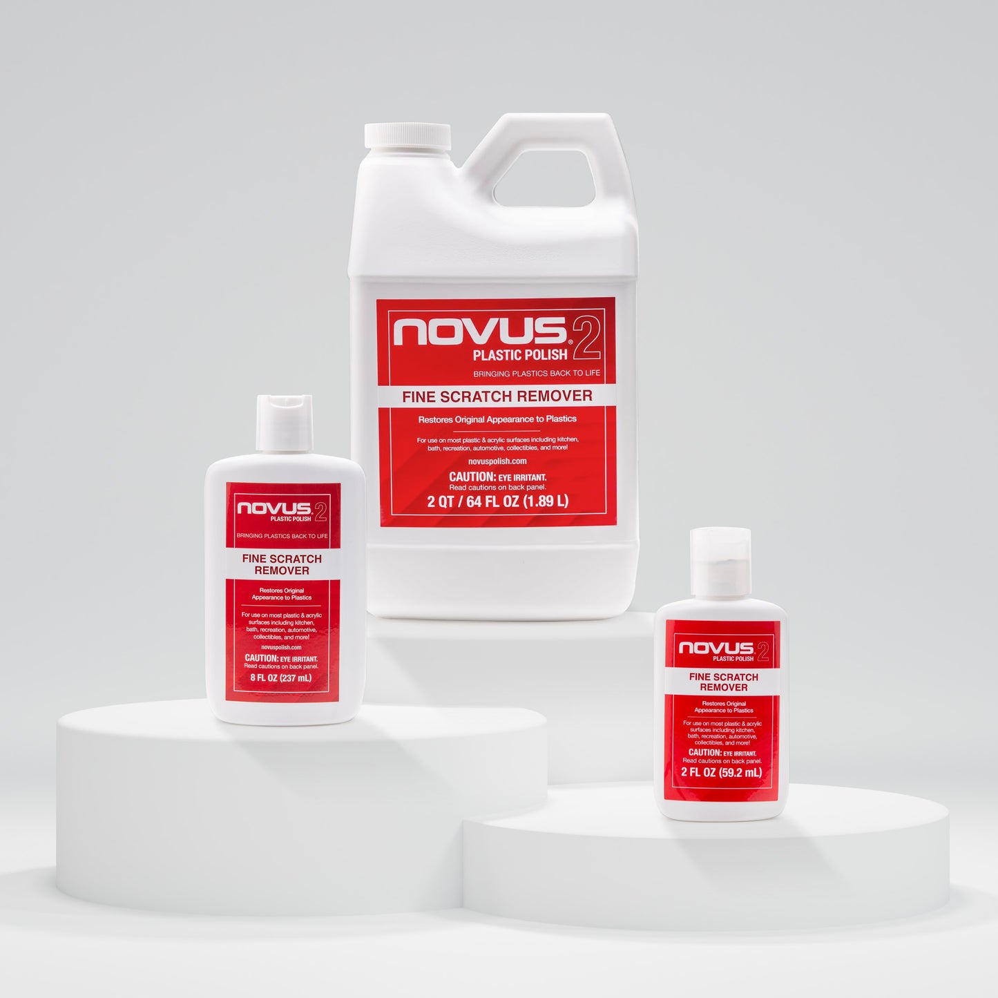 8-oz NOVUS Plastic Polish #2: Fine Scratch Remover