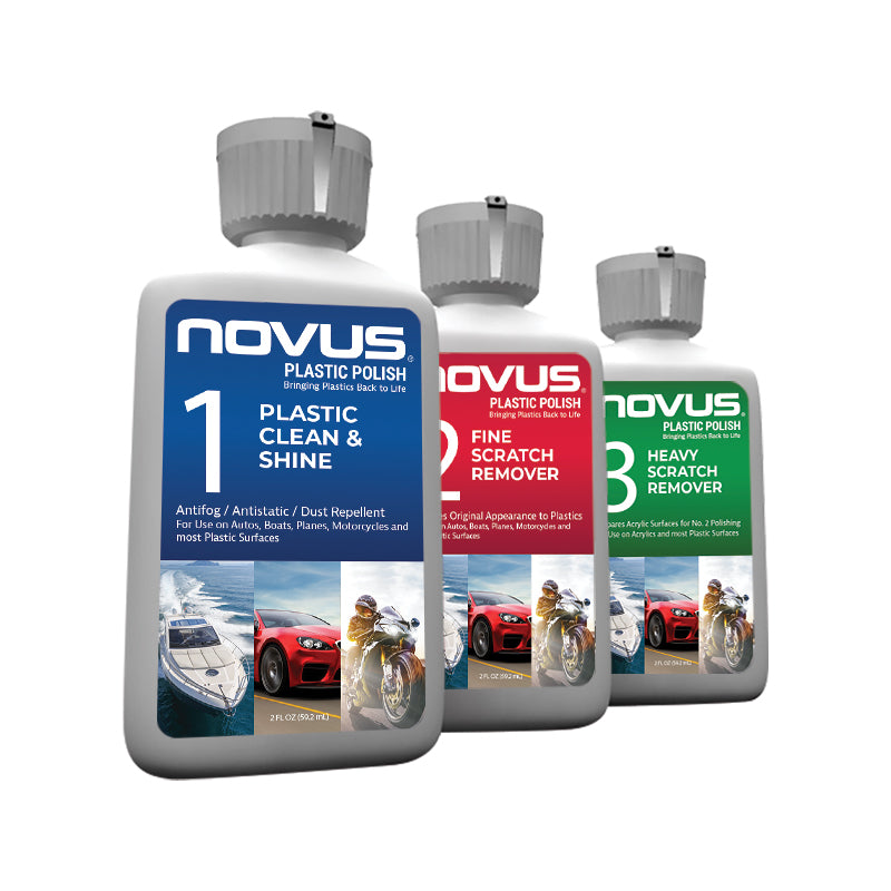 Novus Plastic Polish #1 (8 Oz) 2 Pack