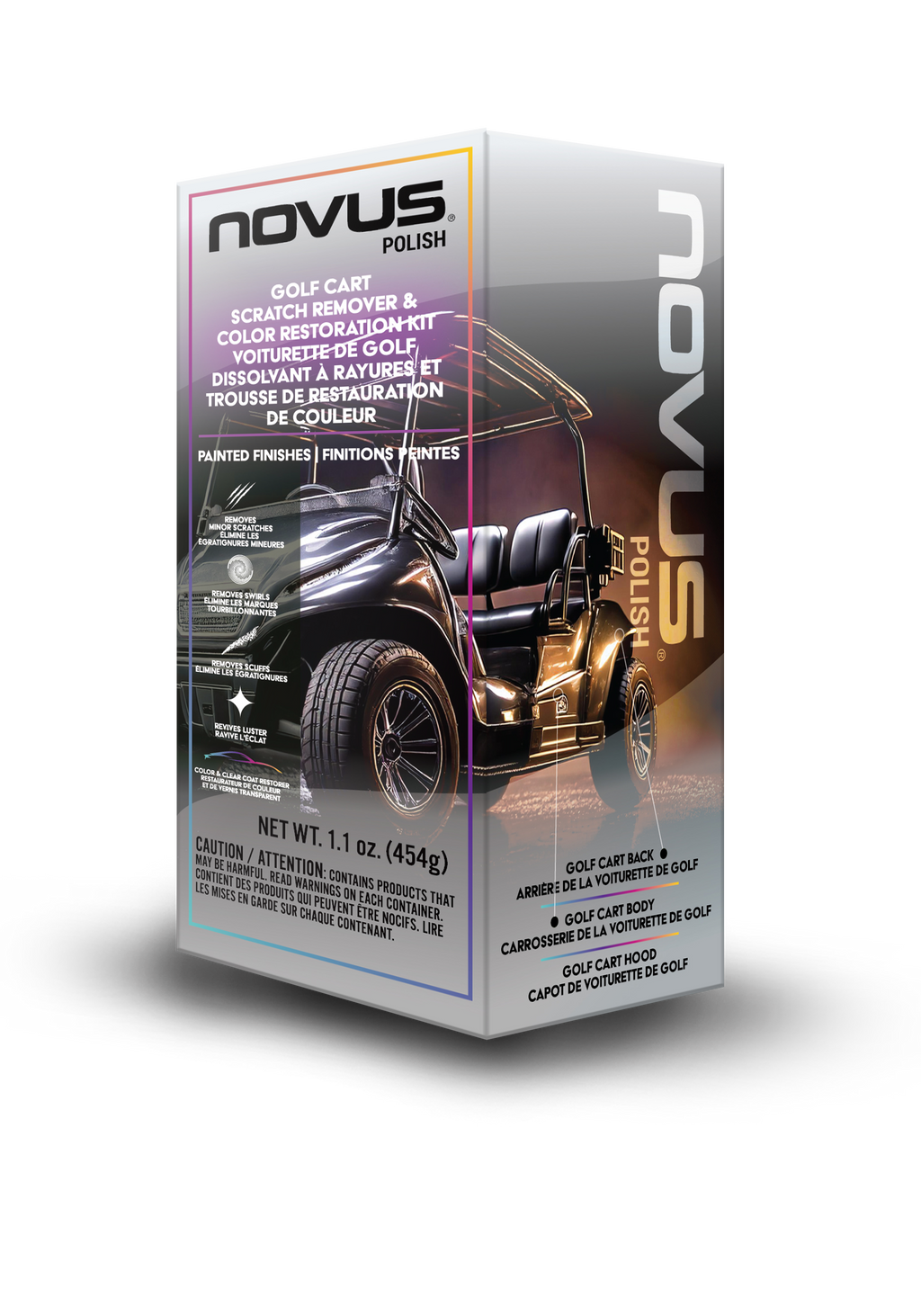Novus Polish Scratch Remover & Color Restoration Kit - Painted Surfaces (FR/EN)