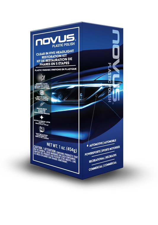 Novus Polish Clear In Five Headlight Restoration Kit (FR/EN)