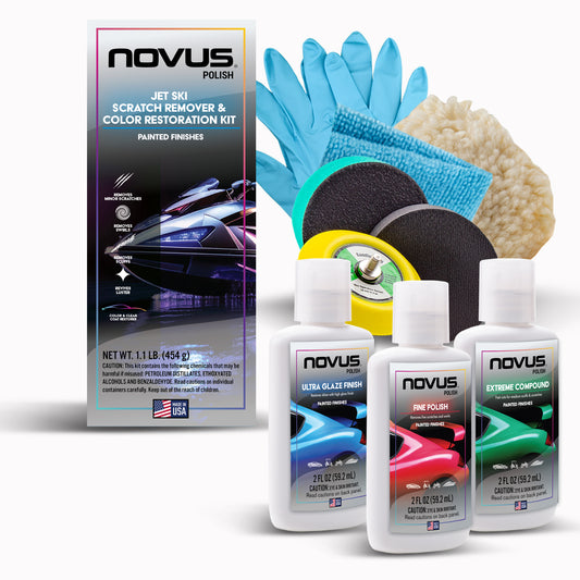 NOVUS Polish Jet Ski Kit for Gel Coat Painted Surfaces