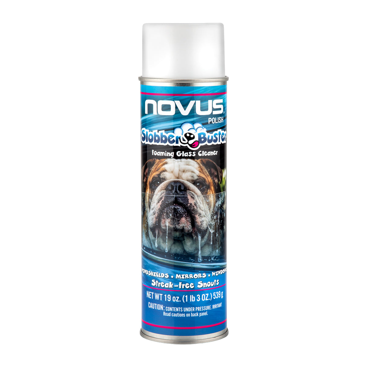 Novus Slobber Buster Foaming Glass Cleaner Spray - 19oz Ammonia-Free