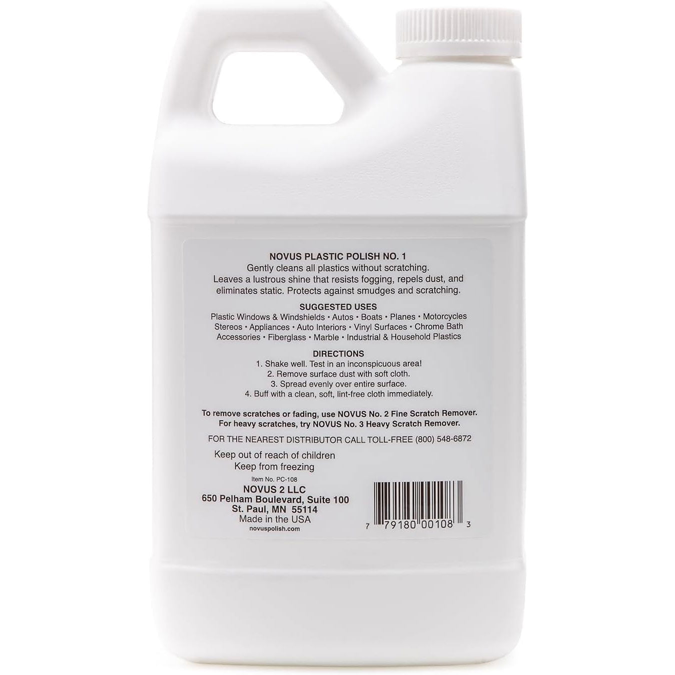 64-oz NOVUS Plastic Polish #1: Clean & Shine