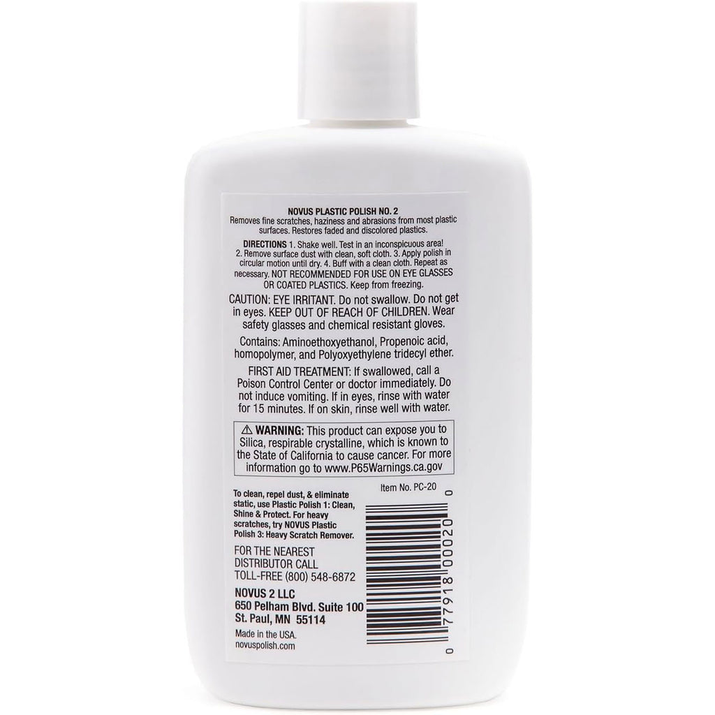 NOVUS Plastic Polish #2: Fine Scratch Remover
