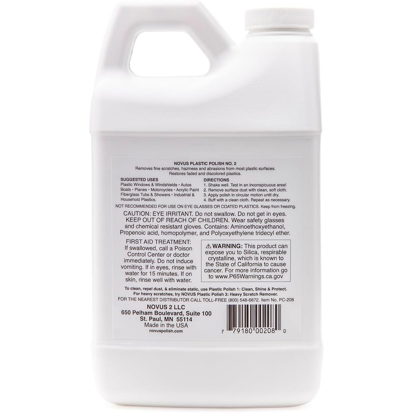 NOVUS Plastic Polish #2: Fine Scratch Remover