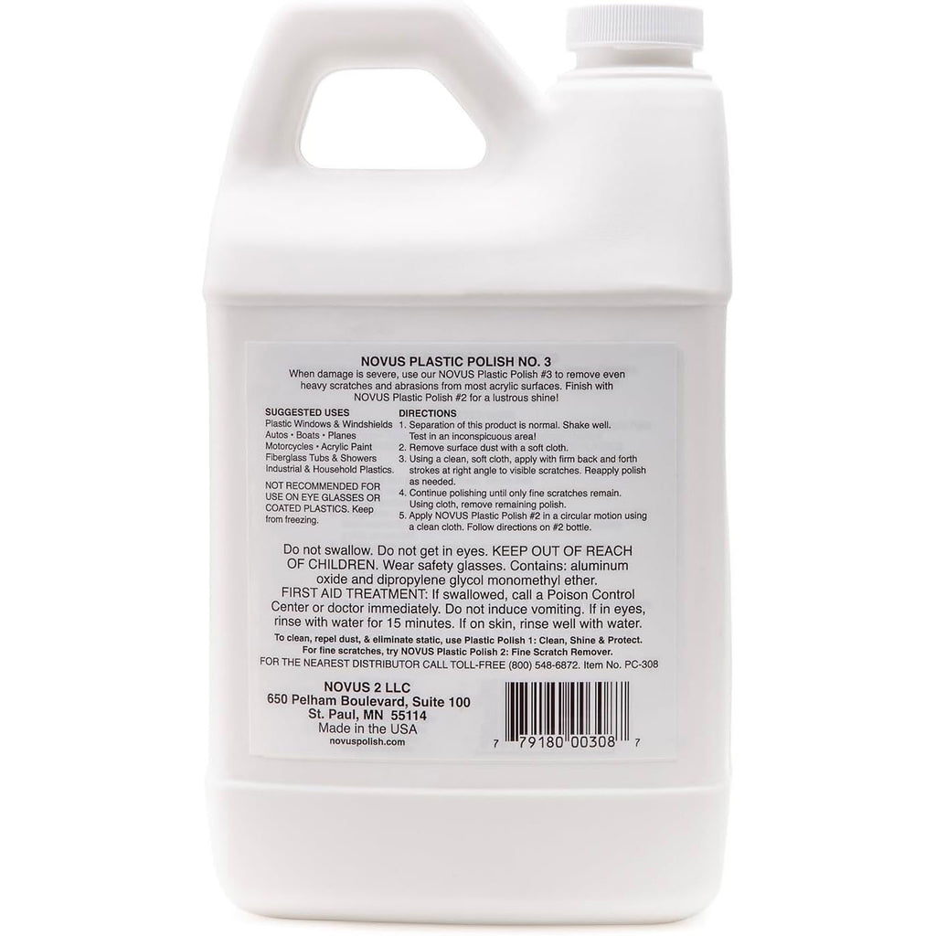 NOVUS Plastic Polish #3: Heavy Scratch Remover