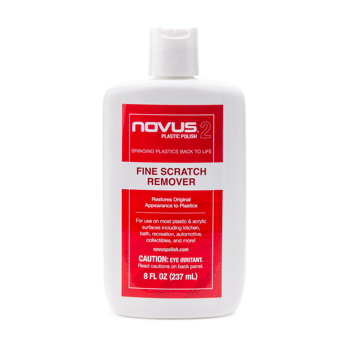 NOVUS Plastic Polish #2 Fine Scratch Remover | Scratch Remover ...